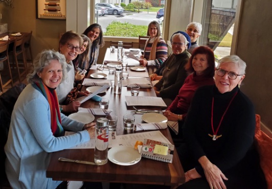 Ladies Who Lunch gathered at Piatti in February.